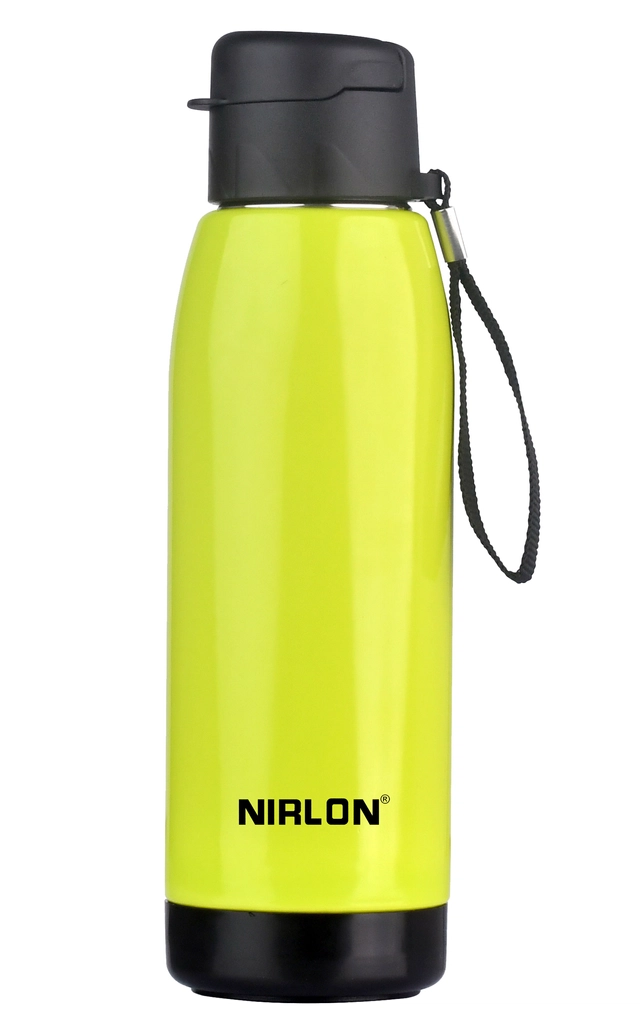 Nirlon PU Insulated Stainless Steel Water Bottles (Green, 750 ml)