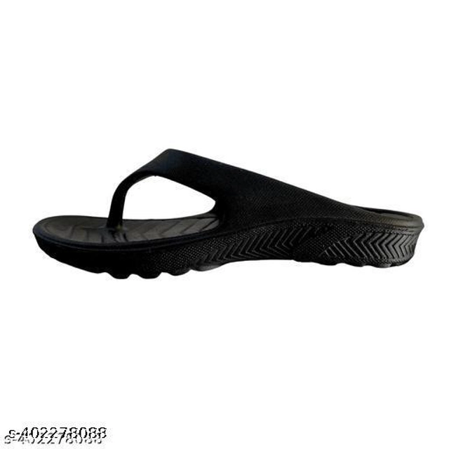 Flipflops for Women (Black, 5)