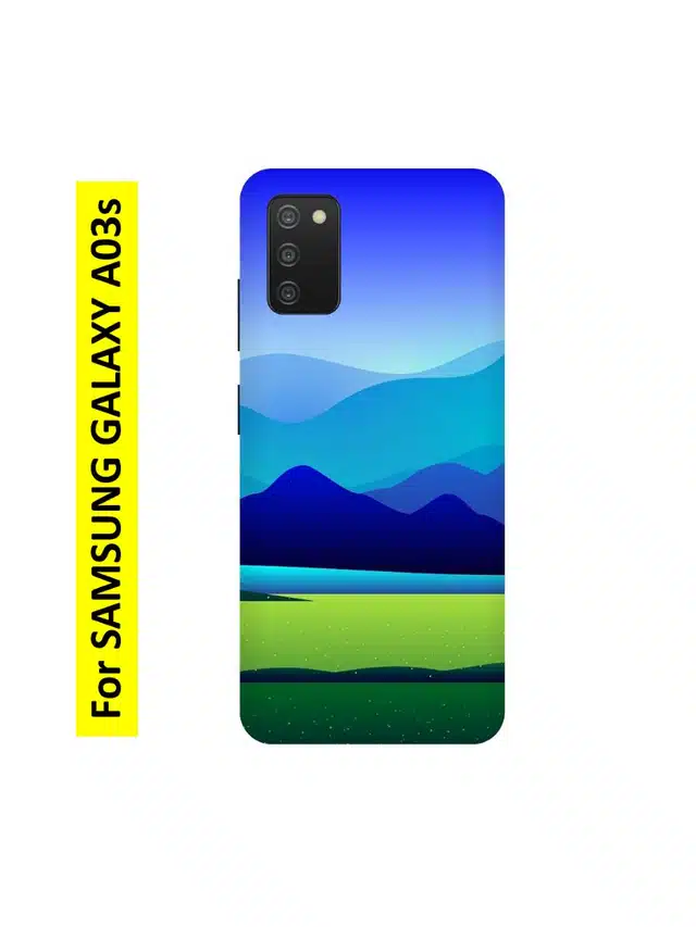 Printed Matte Finish Hard Back Cover for Samsung Galaxy A03S