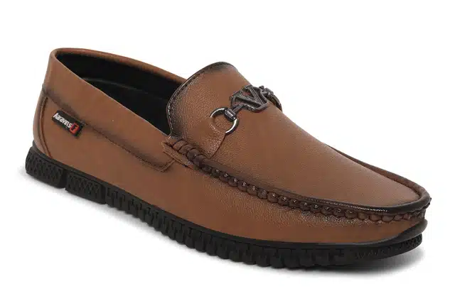 Loafers for Men (Tan, 6)