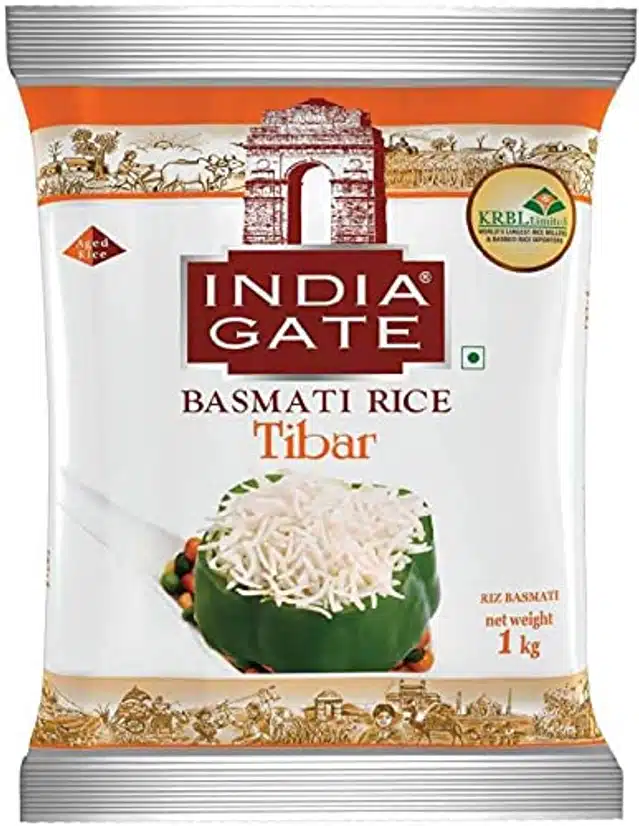 इंडिया गेट तिबार बासमती चावल 1 kg