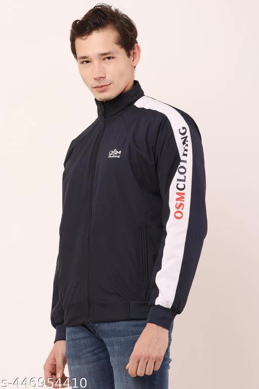 Jacket for Men (Navy Blue, M)