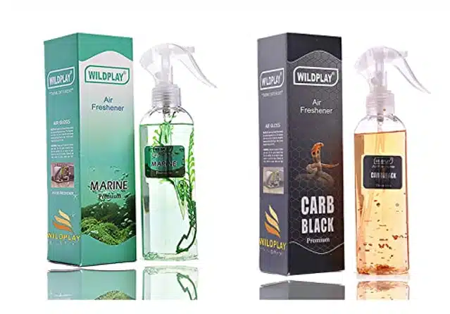 Wildplay Marine & Carb black Room Air Freshener (Pack of 2, 250 ml)