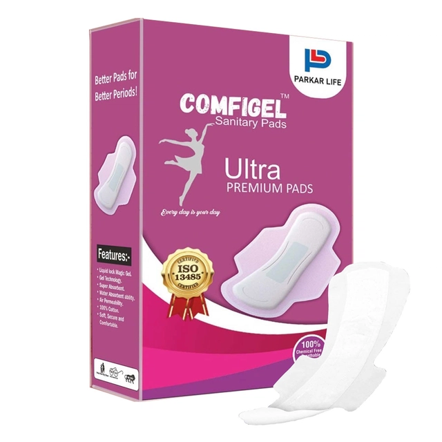 Comfigel 10 Pcs Ultra Sanitary Pads for Women (Set of 1)