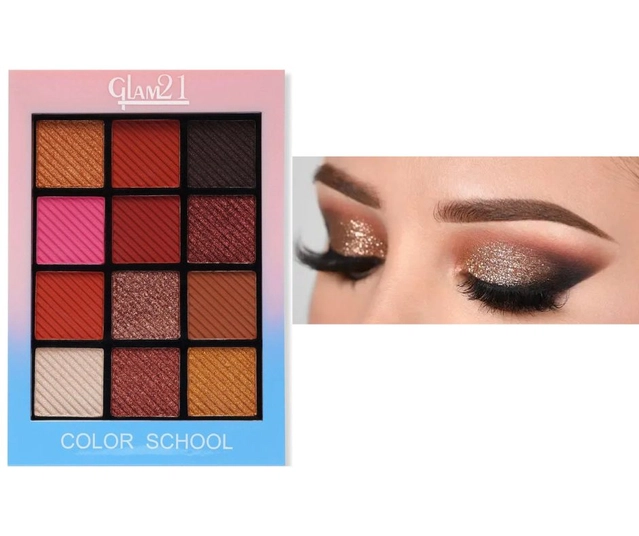 Glam 21 Color School Eye Shadow Palette (Multicolor)