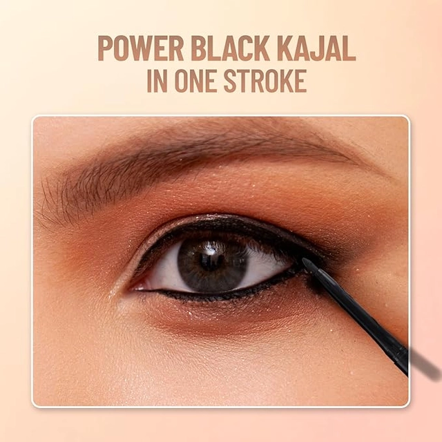 Swiss Beauty You & Eye Power Waterproof Black Kajal (0.30gm)