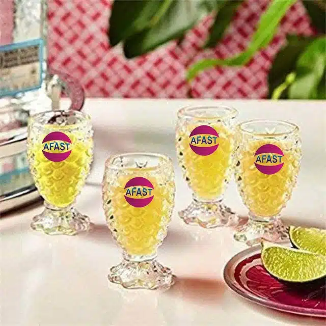 Liquor cum Cocktail Glasses (Transparent, 30 ml) (Pack of 4)