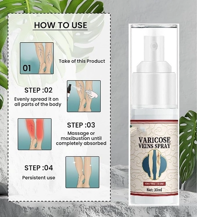 Instant Pain Relief Varicose Vein Spray (30 ml)