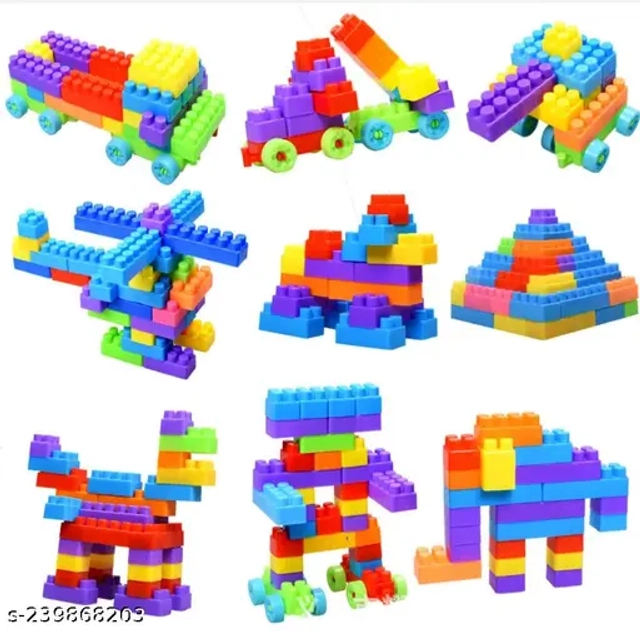 VEER TRADING Toys Block Set of 100 Pcs (Pack of 1)