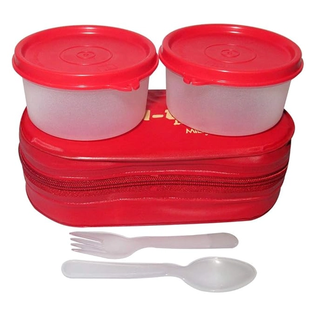 MILTON Bon- Bon 2 Lunch Box (2 Containers , 280 ml Each, pack of 1, Assorted)