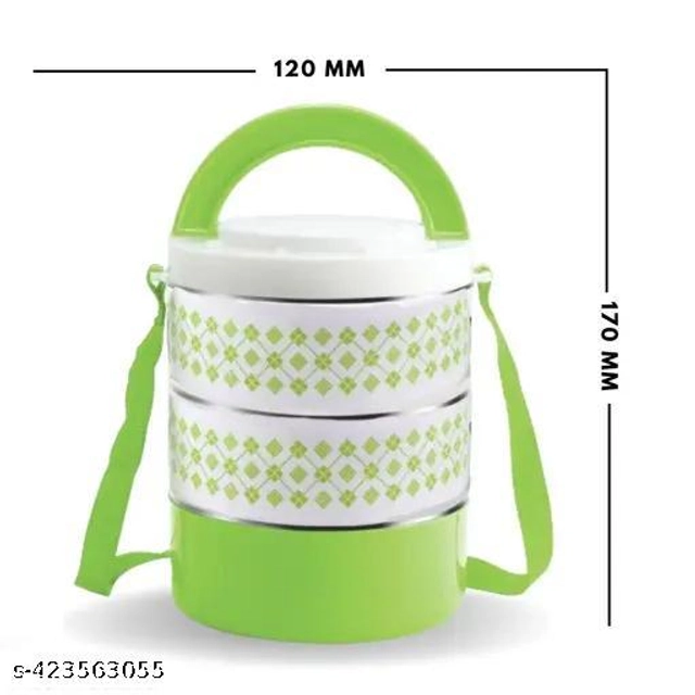 Plastic Lunch Box (Multicolor, 600 ml)