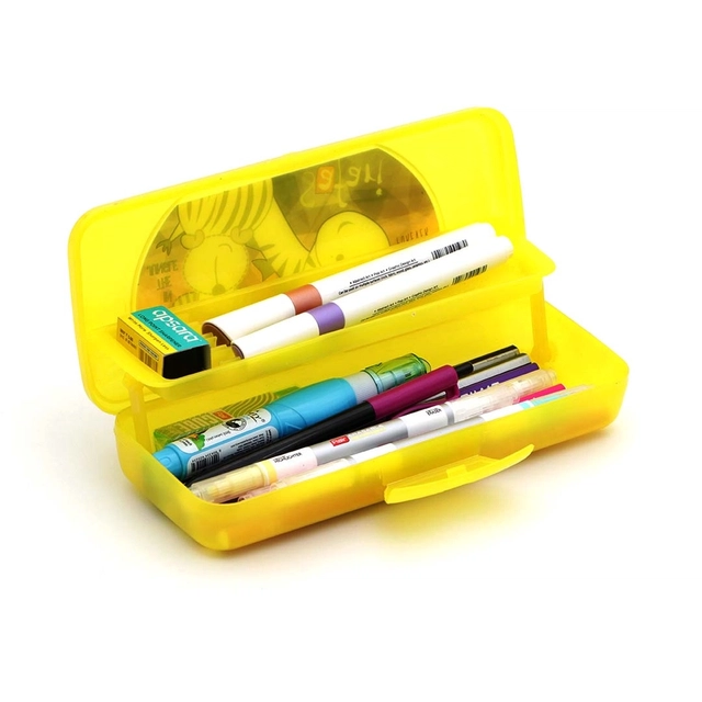 PRATAP Pencil Box 194 Safari Kids Medium Compass Box (Pack of 1)