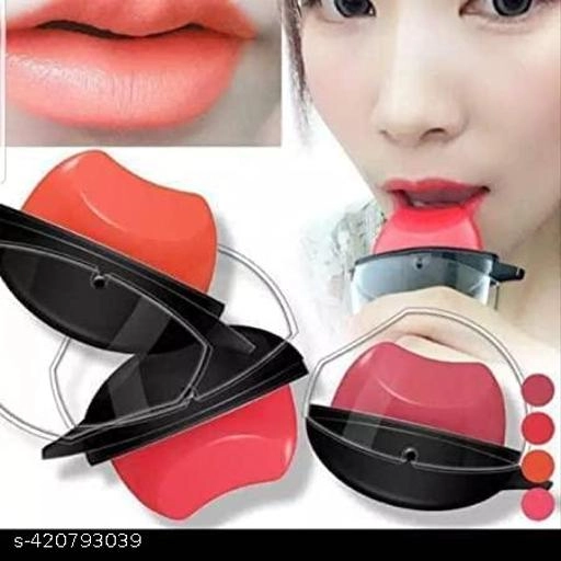 Apple Shape Long Lasting Waterproof Matte Lipsticks (Red & Maroon, Pack of 2)