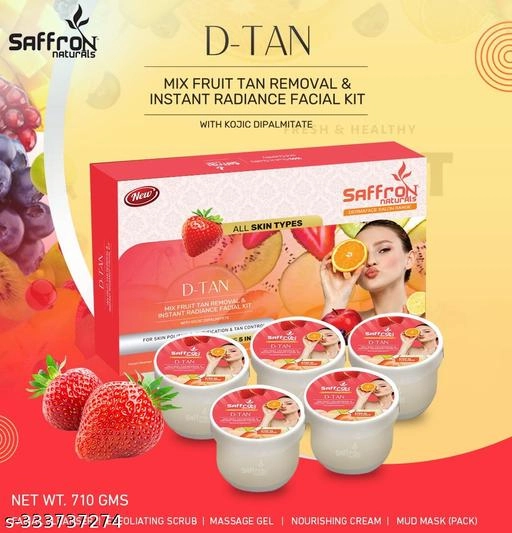 Saffron D-Tan Facial Kit (710 g)