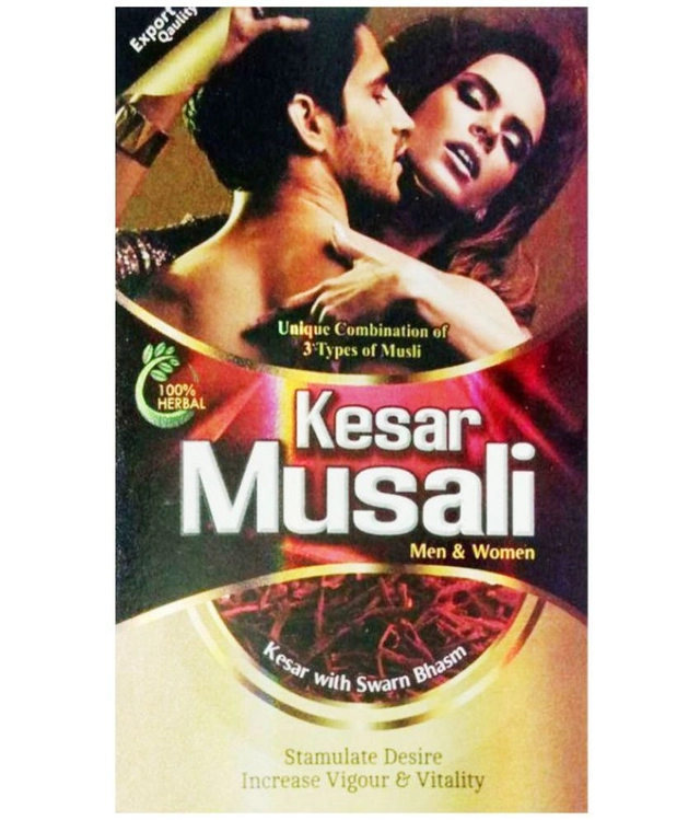 Dr. Chopra Kesar Musali Ayurvedic 10 Pcs Capsules (Pack of 2)