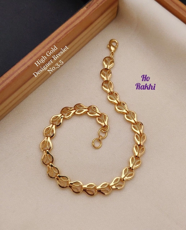 Alloy Bracelet for Men (Gold)