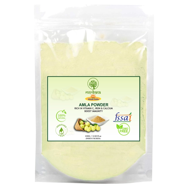 MeriBana Pure Amla Powder for Hair Care (100 g)