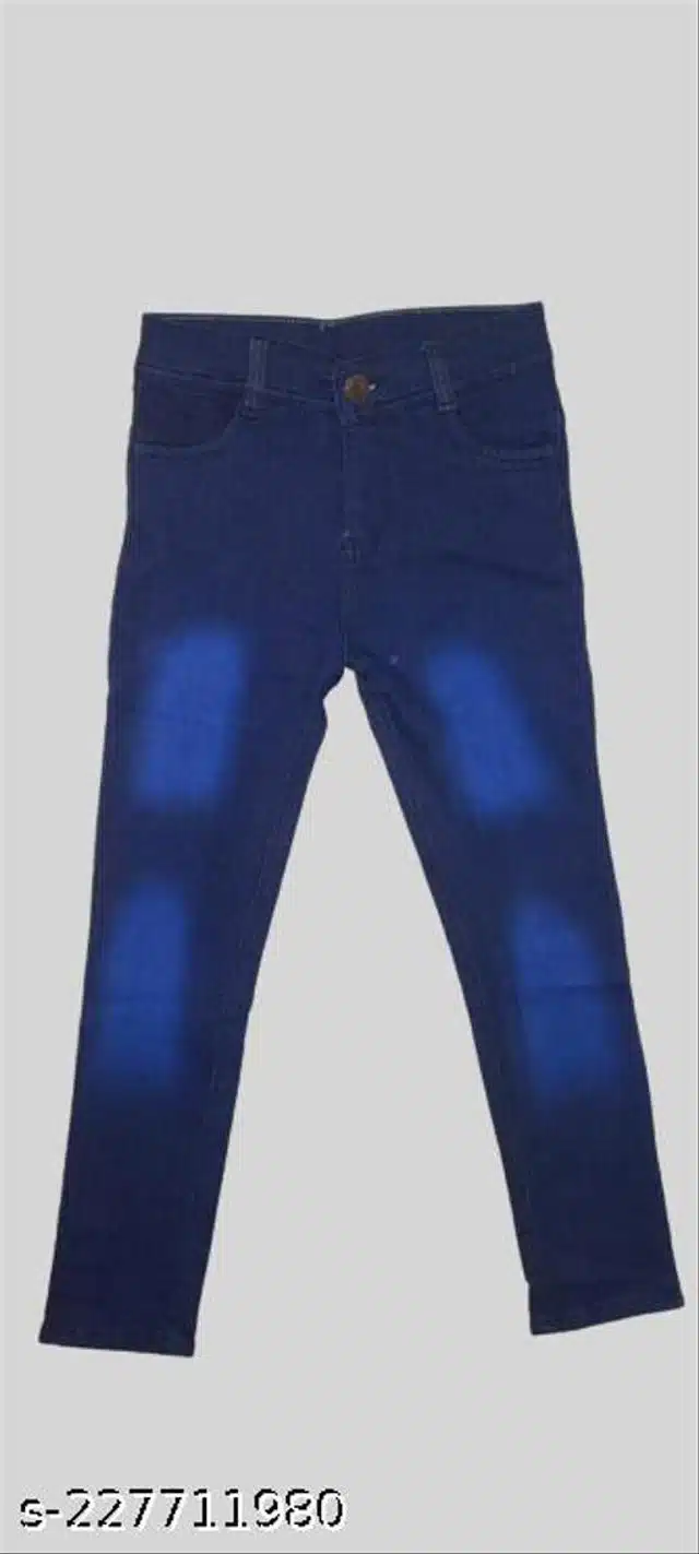 Denim Jeans for Boys (Blue, 8-9 Years)