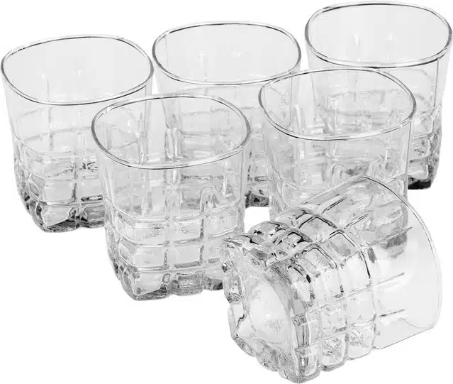 Liquor cum Cocktail Glasses (Transparent, 200 ml) (Pack of 6)