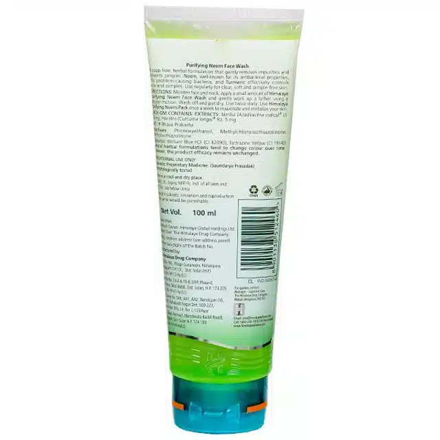 Himalaya Herbals Purifying Neem Face Wash 100 ml