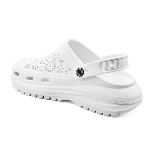 Clogs for Women (White, 5)