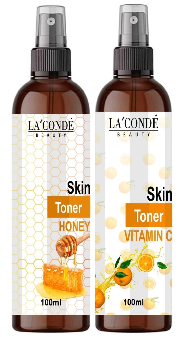 Combo of LaConde Honey & Vitamin C Skin Toner Spray (100 ml, Pack of 2)