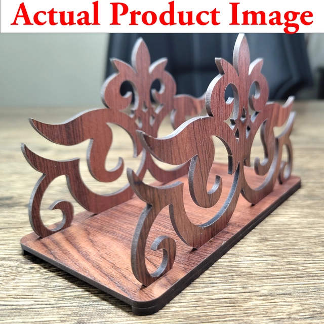 Wooden Tissue Paper Holder (Multicolor)