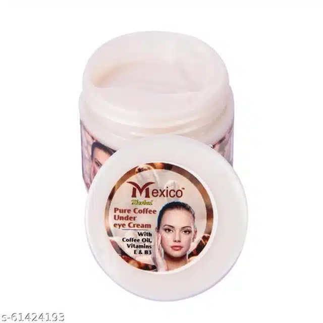 Mexico Herbs with Fruit Under Eye Cream with Coffee Under Eye Cream (20 g, Set of 2)