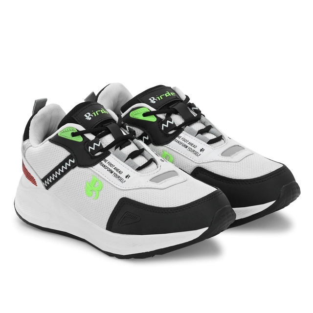 Sports Shoes for Men (White & Black, 6)