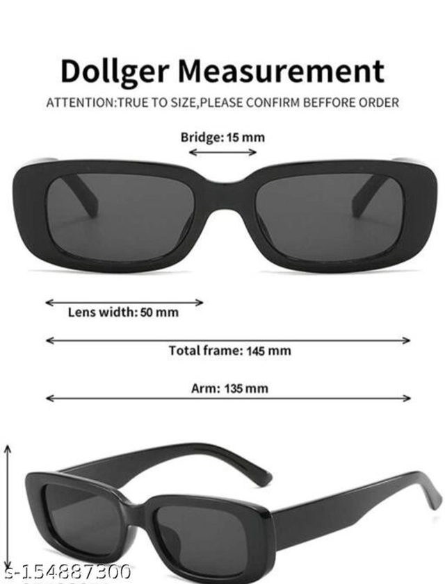 UV Protected Sunglasses for Men & Women (Black)