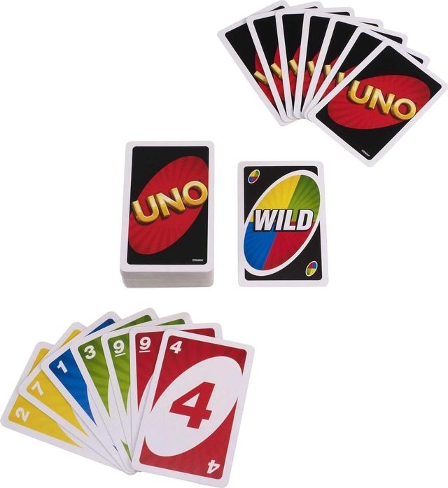 UNO Playing Card Game for Kids (Multicolor, Set of 1)