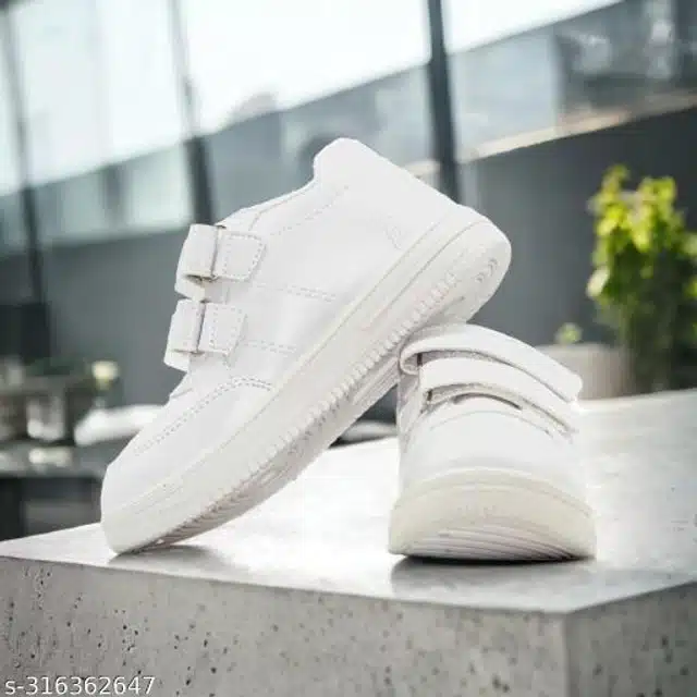 School Shoes for Kids (White, 3-3.5 Years)