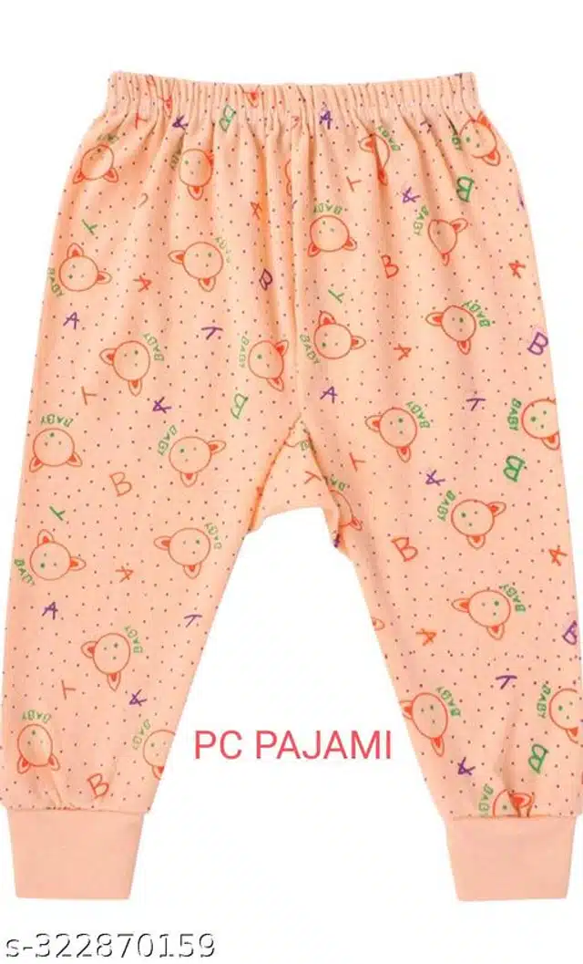 Polycotton Pyjama for Kids (Multicolor, 0-3 Months) (Pack of 6)