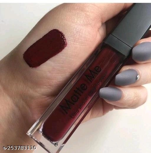 Liquid Lipstick for Women (Maroon)