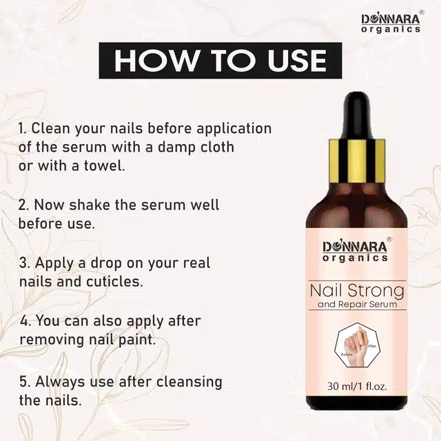 Donnara Organics Nail Strong & Repair Serum (30 ml)