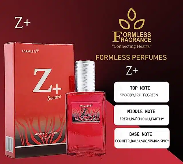 Formless Z+ Secure & Creative Men Perfume Body Spray (Pack of 2, 30 ml)