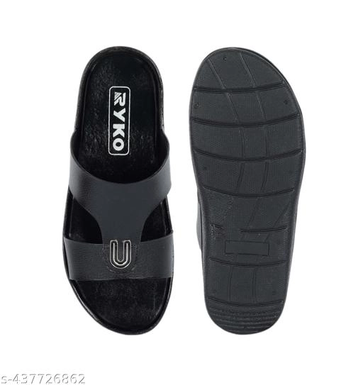 Flipflops for Men (Black, 6)