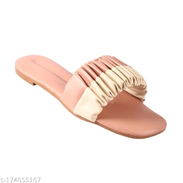 Flats for Women (Pink, 4)