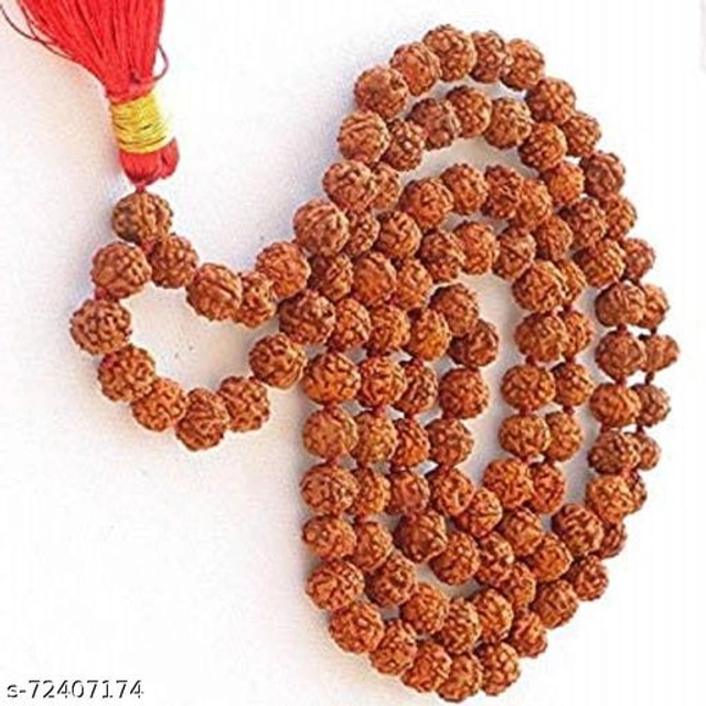 Wooden Rudraksh Jap Mala (Brown)