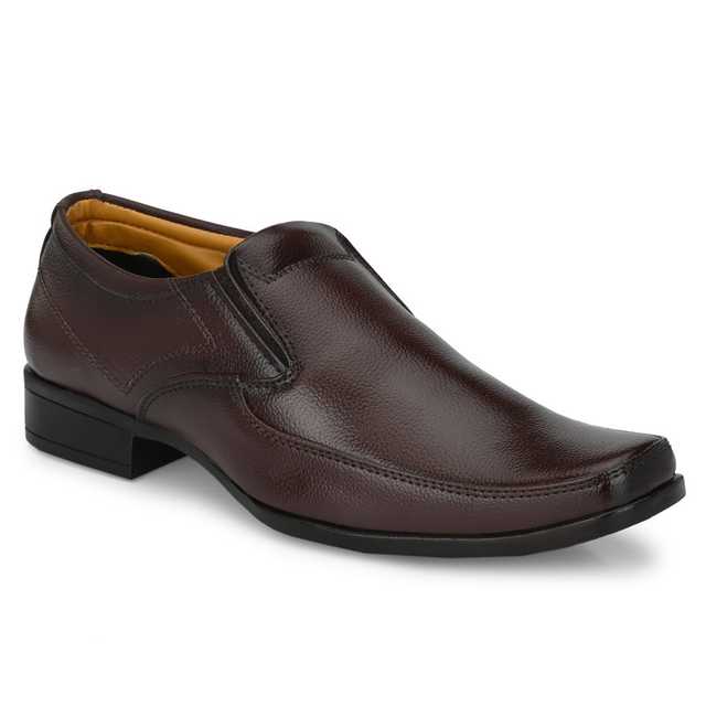Katenia Synthetic Men Formal Shoes (Brown, 6) (KF-18)
