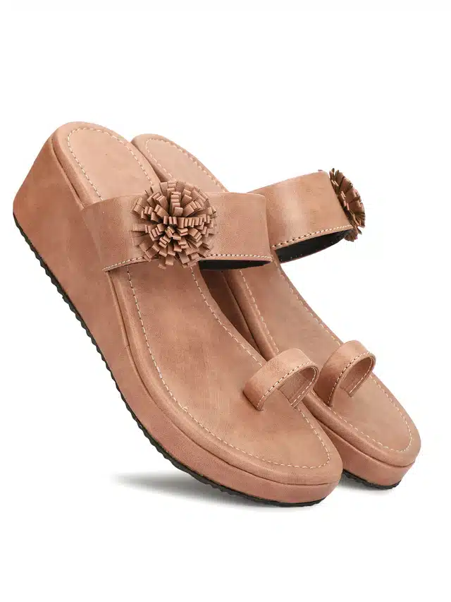 Heels for Women (Tan, 4)