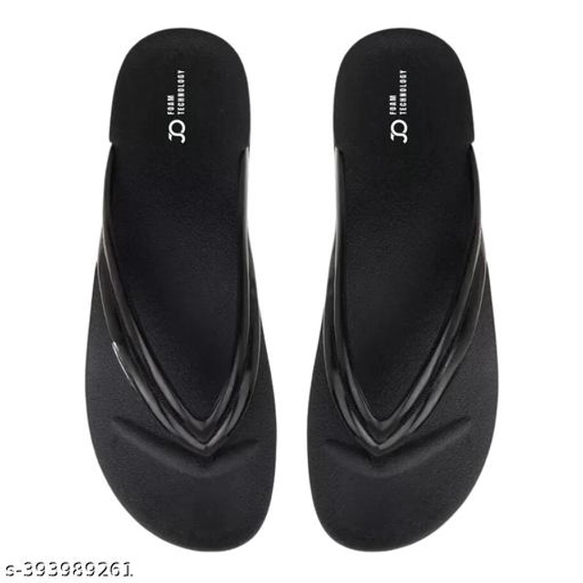 Flipflops for Women (Black, 5)