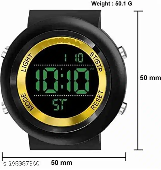 Digital Sports Watch for Men (Multicolor)