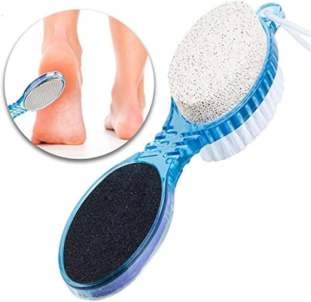 4-in-1 Multipurpose Foot Care Brush (Multicolor)