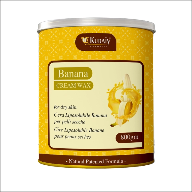 Kuraiy Cosmetic Banana Cream Hair Remover Wax (800 g)