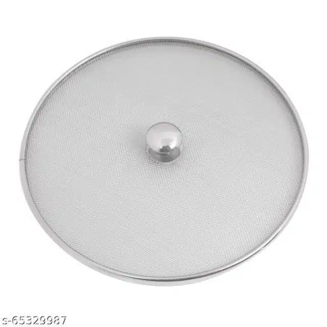 Stainless Steel Lid for Kitchen (Silver, 11 inches)