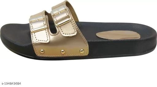 Sliders for Women (Gold & Black, 3)