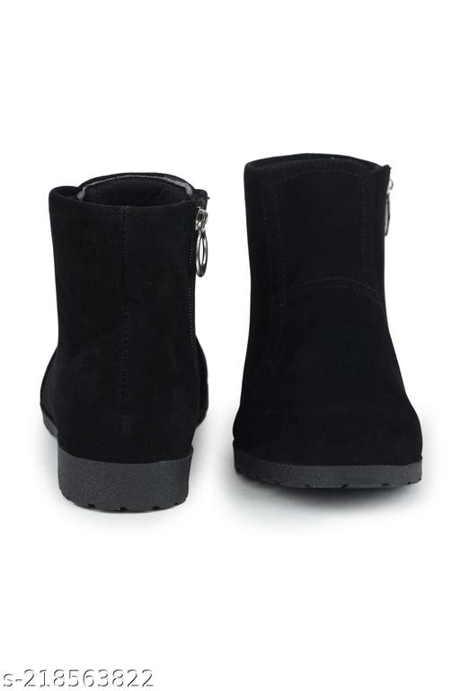 Boots for Women (Black, 3)