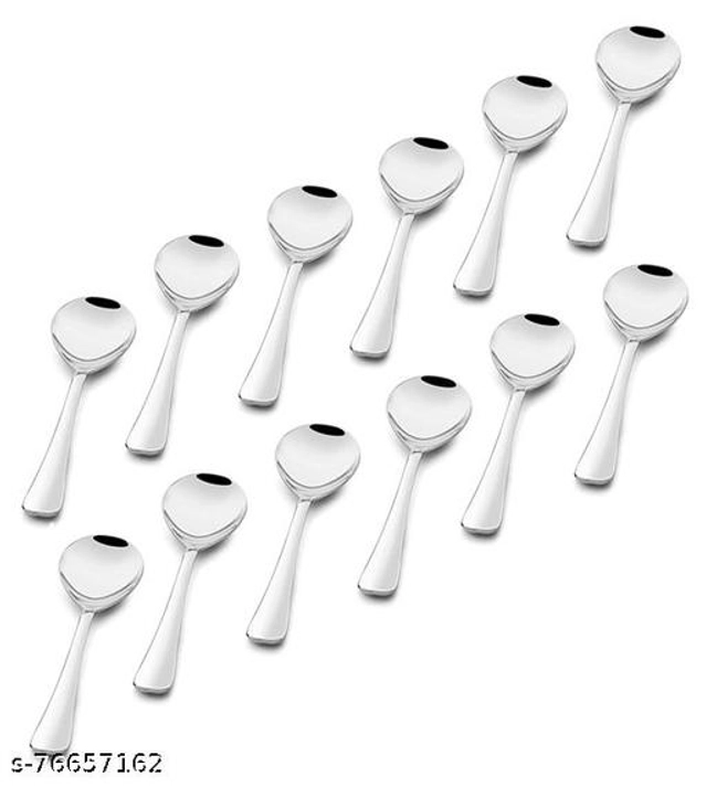 Stainless Steel Spoons (Multicolor, Pack of 12)