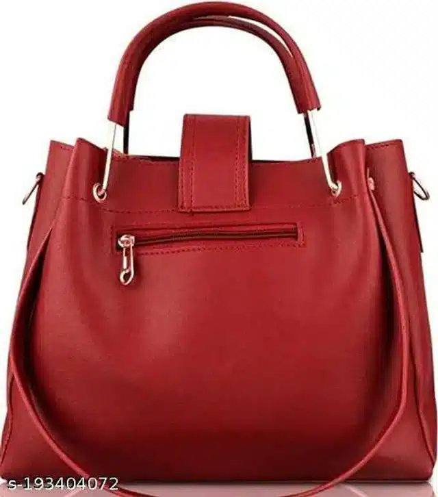 Handbags Set for Women (Maroon, Set of 3)